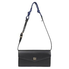 Miu Miu Borsa Portafoglio Logo Nero