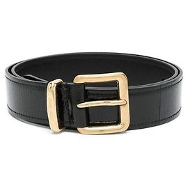 Miu Miu Patent Leather Belt Black