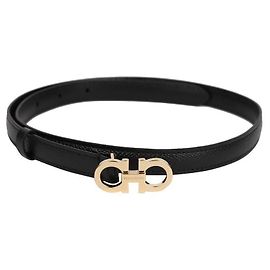 Salvatore Ferragamo Damengürtel schwarz Schwarz