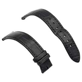 Cartier Leather Watch Strap Black