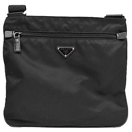 Prada Borsa a tracolla in Re-Nylon nera Nero