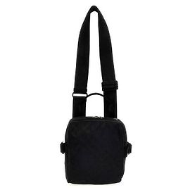 Burberry Borsa a tracolla Jacquard Check Nero