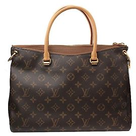 Louis Vuitton Borsa Tote e a Spalla Monogram Palace Marrone mm Marrone