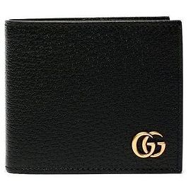 Gucci GG Marmont Geldbörse Schwarz Goldene Hardware Schwarz