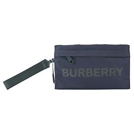 Burberry Strap Pouch Nylon Navy Blue Blue