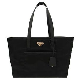 Prada Medium Re-Nylon Tote Bag Re-Edition Schwarz