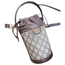 Gucci Ophidia Mini Eimer Tasche Braun