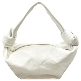 Sac à main mini Double Knot de Bottega Veneta Blanc