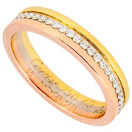 Cartier Vendôme Three-Tone Band Ring Other