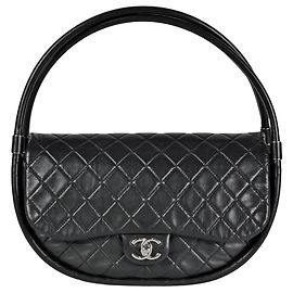 Chanel Hula Hoop Handbag Black