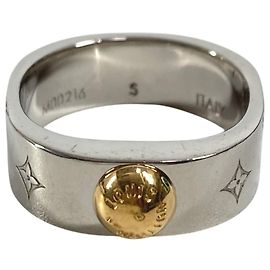 Nanogram Ring Louis Vuitton M00216 Silber Golden