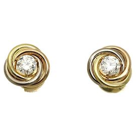 Cartier Trinity Diamond Earrings Other