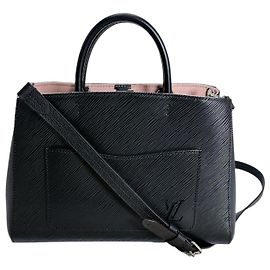 Borsa Marel Tote BB in pelle Epi Louis Vuitton Nero