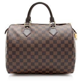 Louis Vuitton Damier Ebene Speedy 30 Tasche Braun