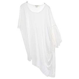 Top de algodón Junya Watanabe Comme des Garçons Blanco