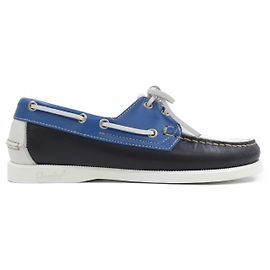 Mocassins de couro Paraboot BARTH Branco Azul Azul marinho