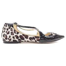 Chaussures en cuir Jimmy Choo Noir