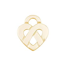 Pendentif Poiray, "Coeur Entrelacé", or jaune. Autre