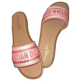 Dior Dway Sandal Candy Pink 38.5 Pink Light brown