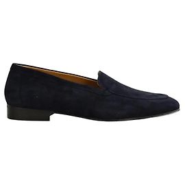 The row Mocassins en daim marines Bleu Marine