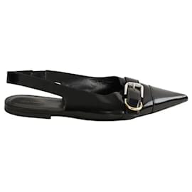 Givenchy Black leather ballet flats Black