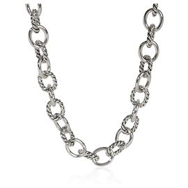 Collana in argento sterling a maglie ovali David Yurman Altro