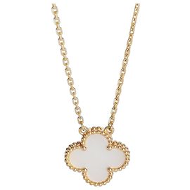 Pendentif Vintage Alhambra en Or Jaune et Nacre de Van Cleef & Arpels Autre