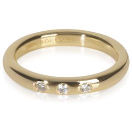 Anello Impilabile Elsa Peretti in Oro Giallo e Diamanti Tiffany & Co. Altro