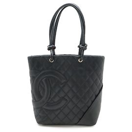 CHANEL Cambon Medium Schultertasche Schwarz