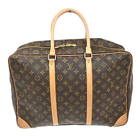 Sac à main Sirius Louis Vuitton en toile Monogram 45 Marron