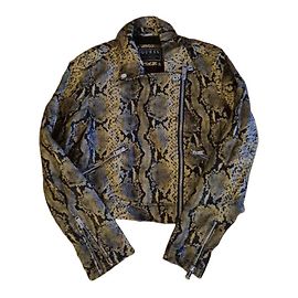 Giacca Guess con stampa pitone Nero Grigio Stampa python Giallo