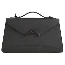 Moynat Borsa a tracolla in pelle nera Nero