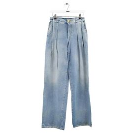 Balmain Jeans largos de algodão azul Azul