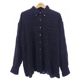 Autre Marque Camisa de algodão Azul Azul marinho