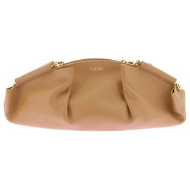Bolsa Loewe Paseo bege de couro Bege