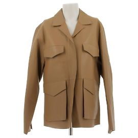 Totême Brown leather jacket Brown