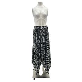 Isabel Marant Jupe noire avec éclairs Black