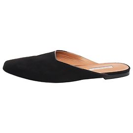 Autre Marque Mule in suede nero - taglia EU 42 Nero