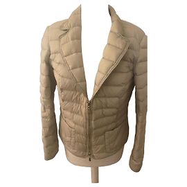 Autre Marque Madeleine beige down jacket with feather filling Beige