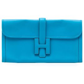 Hermès Blue Swift Jige Elan 29 Blue Turquoise