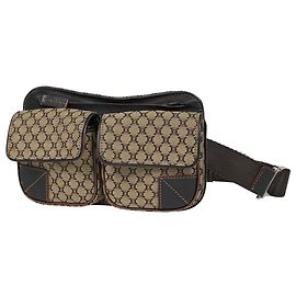 Céline Bolsa Sling Celine Macadam Marrom