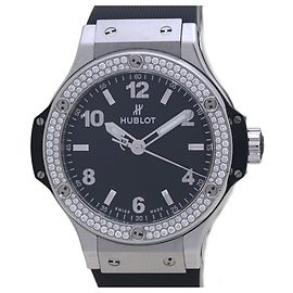 Relógio Hublot Big Bang em aço e diamantes Outro