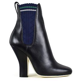Fendi Leather boots Black