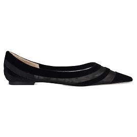 Jimmy Choo Amor Bailarinas Negro