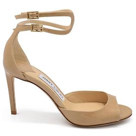 Jimmy Choo Sandali Lane 85 Marrone Beige