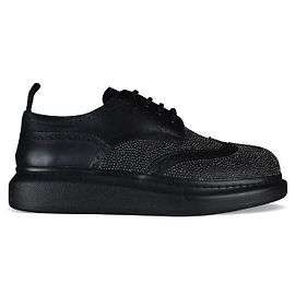 Alexander Mcqueen Derby Hybride Noir
