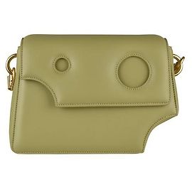 Off White Bolsa de ombro Burrow 24 Verde Caqui