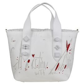 Christian Louboutin Kleine Tote Bag Frangibus Weiß