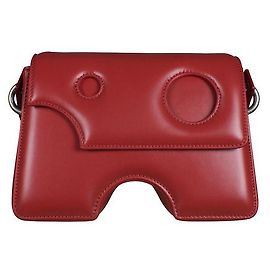 Off White Bolso de hombro Burrow 22 Roja