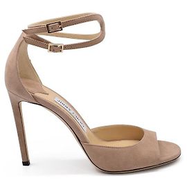 Jimmy Choo Sandali Lane 100 Marrone Beige